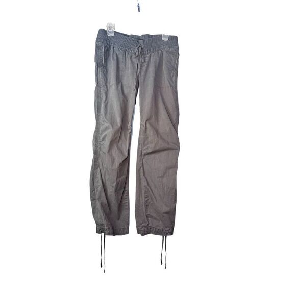 Old navy maternity  low wait slip on tie closure cargo type pants tie closure at - Picture 2 of 10